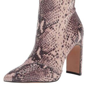 Jessica Simpson Briyanne Faux Snake Print Stretch Bootie Size 8.5M